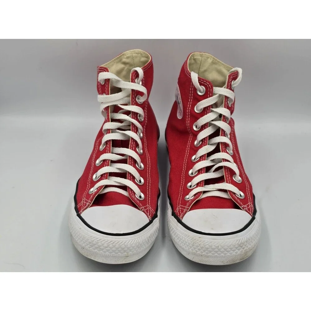 Converse Chuck Taylor All Star Shoes Mens 8.5 Womens 10.5 High-Top Sneakers Red